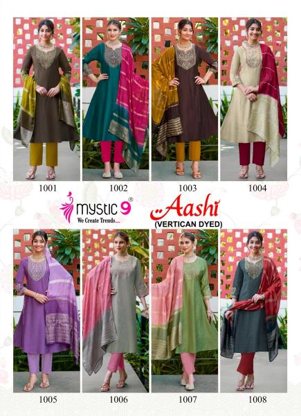 Mystic9 aashi vol 1 designer kurti wholesalers in jaipur
